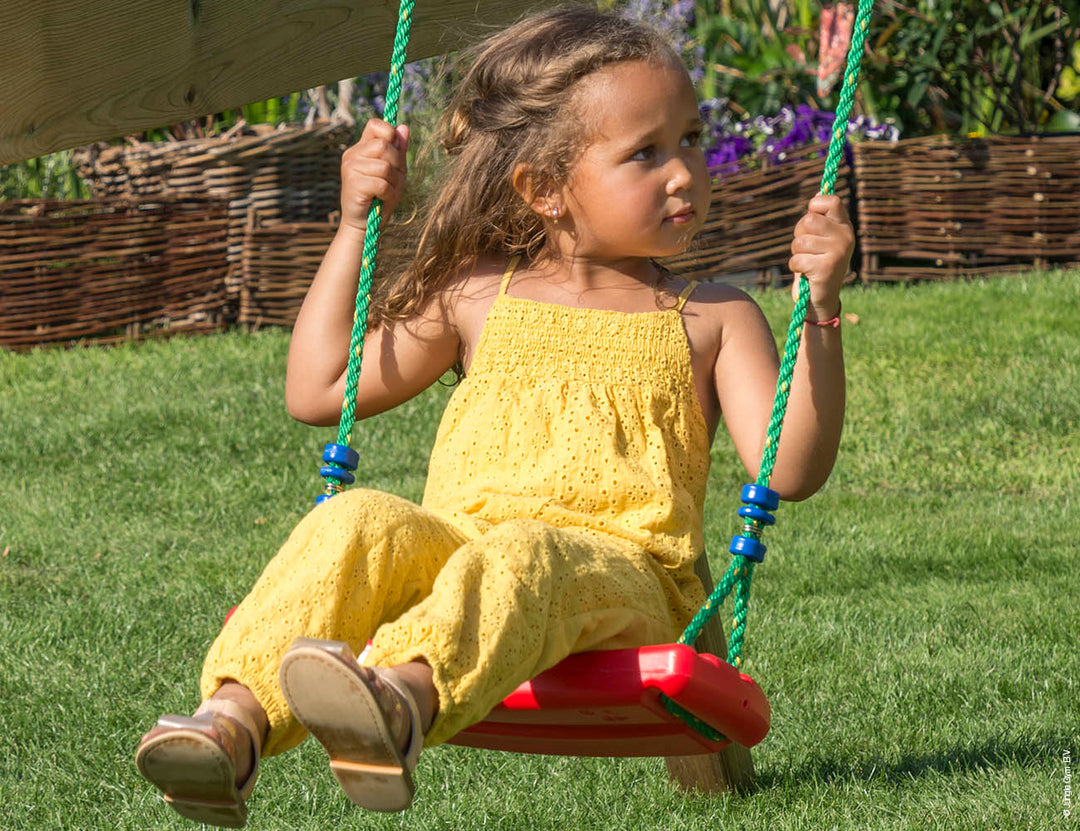Jungle Sierra | Wooden climbing frame with swing & climbing net