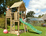 Jungle Palace | Wooden climbing frame with slide